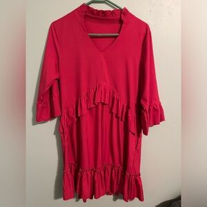 I got this shirt off Amazon it is hot pink.